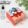 Folding box "New Year's Post", 15 x 15 x 8 cm, New Year