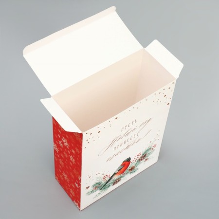 Folding box “Happiness in the New Year!”, 22 x 30 x 10 cm, New Year-3