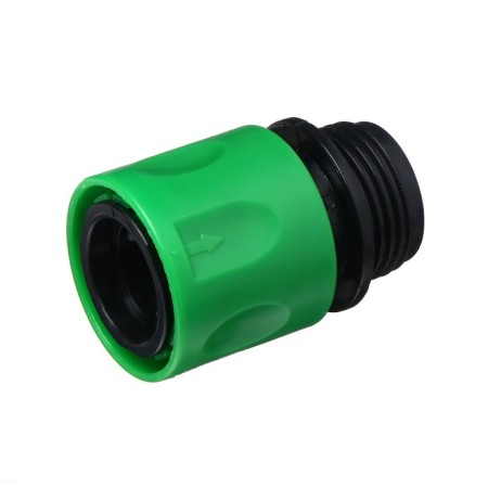 Connector, external thread 3/4 ", fast -fast connection, plastic, Greengo-1
