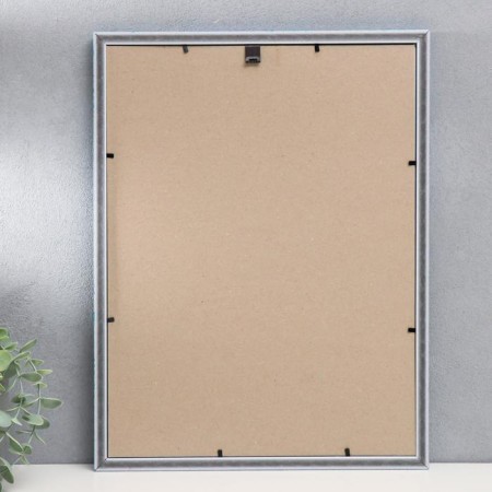 Photo frame plastic 30x40 cm, blue with gold (plastic screen)-2