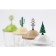 Winter lid cup, 250 ml, white with green