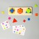 Developing game "Geometric figures by cards" 10x30x1 cm