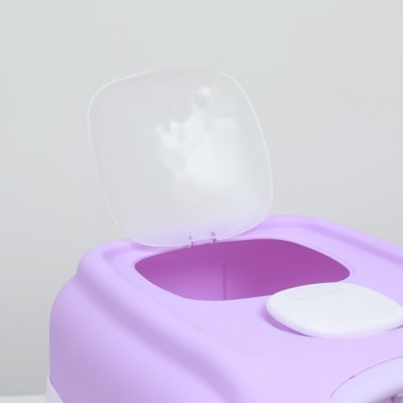 The toilet is closed with the upper hole, a scoop, a coal filter of 40 x 56 x 40 cm,-12