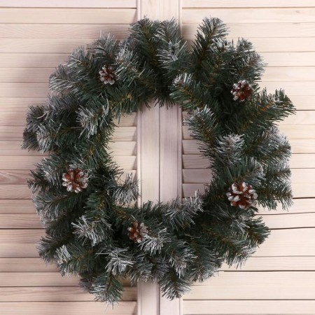 Wreath "Christmas Snow White (Bill Silver) 45 cm-1