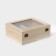 Box for storing tea bags "Ceylon", 4 cells, 16 × 13.8 × 6.5 cm
