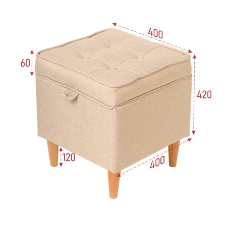 Pouffe Ebi 400x400hn420 Rogozhka beige-1