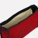Cosmetic bag with a zipper, with lining, burgundy color