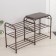 Shoes for shoes with a “double” seat, 3 shelves, copper antique color