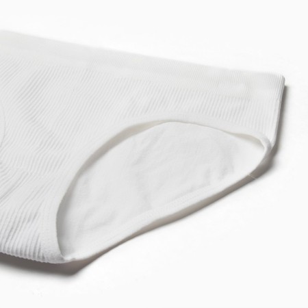 Female set (top, slips), white color, size 42-46-6