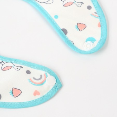 Bibs laid Children's baby, color mix (packing 3 pcs)-6