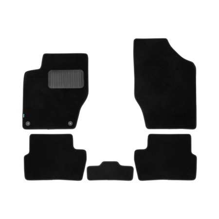 Rugs in Premium Salon for PEUGEOT 308 2007-2011, 2011-2015, hb., 5 pcs., Textile