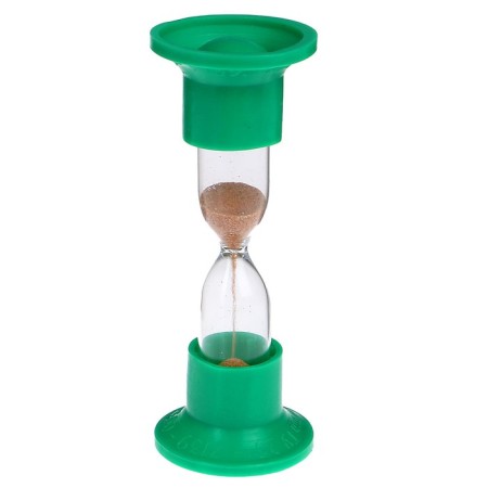 Sanding clock desktop for 1 minute, H -12 cm, D - 4.4 cm, package package, mix-2