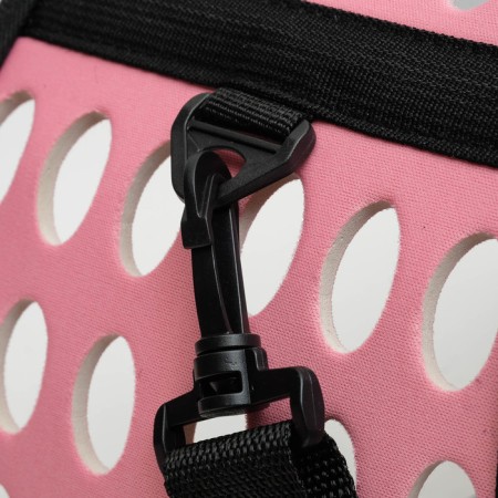 A folding bag-sheer with a separate entrance, EVA material, 43.5 x 28 x 33 cm, pink-9