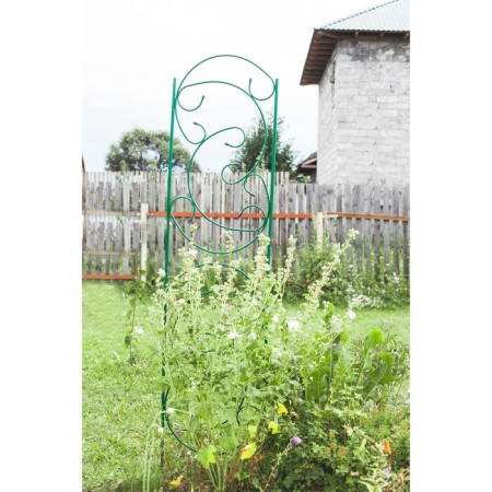 Shpalera, 217 × 55 × 1 cm, metal, green, "ESCA"-1