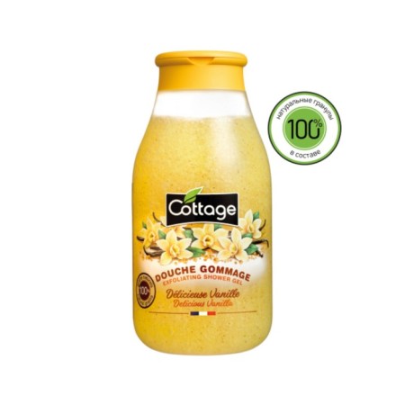 Shower gel Cottage Exfoliating Shower Gel Vanil, exfoliating, 270 ml-1