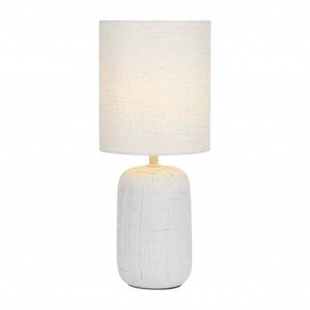 RIVOLI RAMONA 1CHA14, 40 watts ceramics white with a lampshade