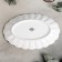 Porcelain dish Magistro "Chamomile", D = 28 cm, white color