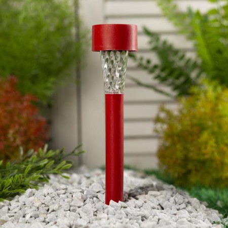 Garden lamp on the sunny battery "Red Trapezius", 4.5 × 30 × 4.5 cm, 1 LED, glow white-2