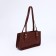 Bag Women's Tout with zipper, burgundy color