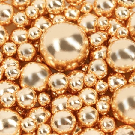Sprinking confectionery Easter figure: gold, 25 g.-2