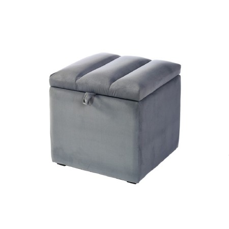 Puf Oslo Mini, 400x400x410, velor silver