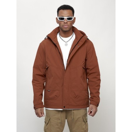 Male spring jacket, size 58, brown color