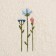 Tenle Ethel "Flowers" 30x60cm, 100% cotton, 340g/m2