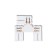 Combator T for LED tape 5050 12/24V (2 contacts) GS6951, 5 pcs