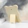 Desktop mirror, 18.9 × 25 cm, beige color