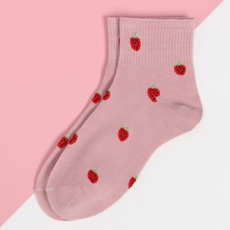 Women's socks kaftan "berries" size 36-39 (23-25 ​​cm) color mix-5