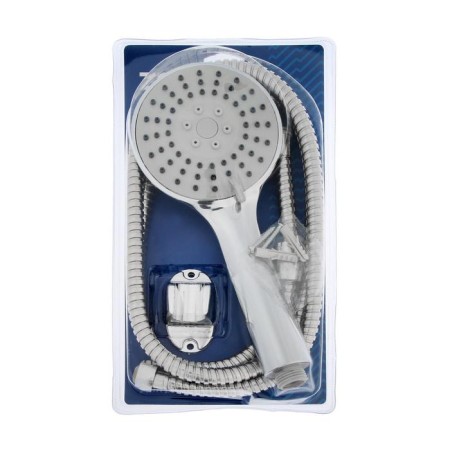 Shower Set Zein Z0303, hose 150 cm, nuts, holder, watering can 3 modes, chrome-8