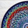 Largan Rishtan ceramics "Patterns", 42 cm, blue