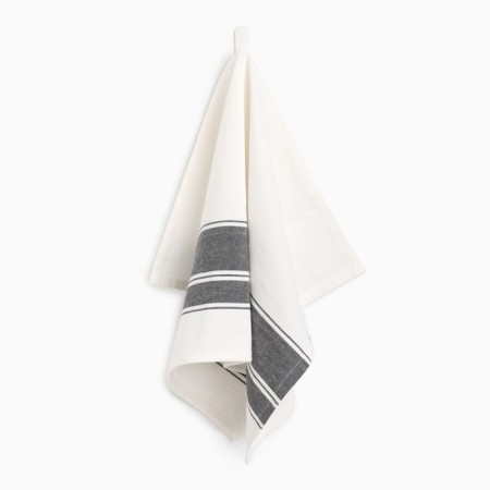 The towel Ethel "Stripes", col. Black, 38x63 cm, 100% HL
