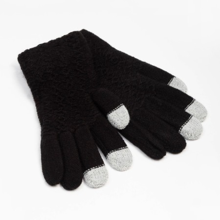 Female gloves for sensory screens, black color, size 7-8 (18-20)-1