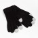 Female gloves for sensory screens, black color, size 7-8 (18-20)