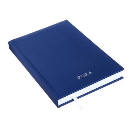 Dated diary 2024, A5, 176 sheets, attomex.Rigent, cover of boumvinyl, liesse, block 70 g/m2, blue-1
