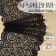 Lace elastic fabric, 180 mm × 23 ± 1 m, black color
