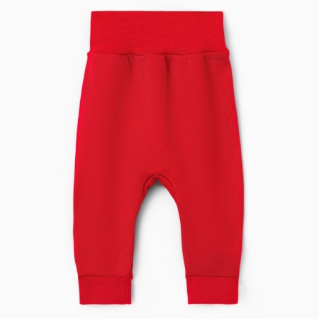 New Year. Pants children's minku "Winter", red color, height 74-80 cm-3