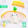 Soft toy "Bunny-ananas" on a key fabric, 11 cm