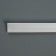 Ceiling skirting board 03012E, white 24x17x2000 mm