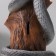New Year's piggy bank "Snake on the stump" 33 x 14 x 15 cm