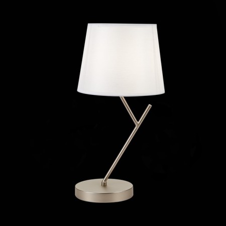 Evoluce bedside lamp. Sle300104-01. Denice. 1x40 W, E14, 22x22x44 cm, Nickel color-1