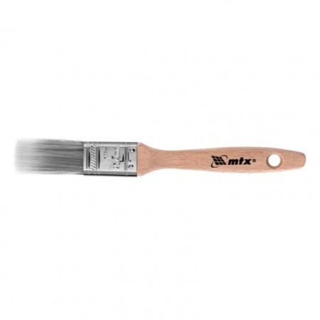 Brush flat MTX 83315, Platinum, artificial bristles, wooden pen, 1 "