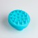 Brush - head washing massage, 8 × 8 × 6 cm, blue color