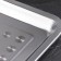 Stainless steel tray, 39.5 × 29.5 cm, thickness 1 mm, silver color