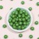 Sprinking confectionery "pearls", green, 12 - 13 mm, 50 g