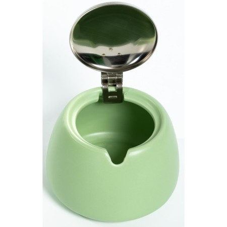 Sugar with Elrington cover “Felicit, matte”, 300 ml, green color-2