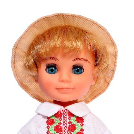 Doll "Boy in a Belarusian suit", 30 cm-2