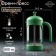 Teapot Hot French - Magistro press "Helsinki", 600 ml, glass, green color