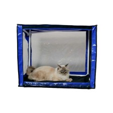 A tent for cats and small breeds of dogs, exhibition, with a rug, collapsible, 550 x 450 x 450 mm 9235